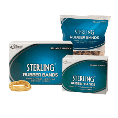 Rubber Bands: Size 10 Sterling Rubber Bands - 25 lb BULK Pack